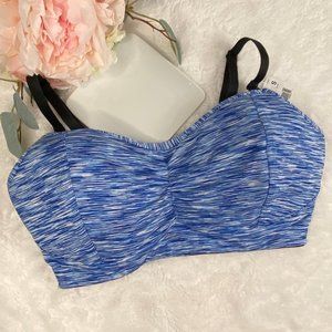 Motherhood Maternity Blue Seamless Nursing Bra